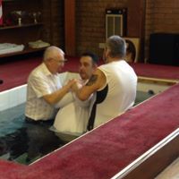Steve's baptism